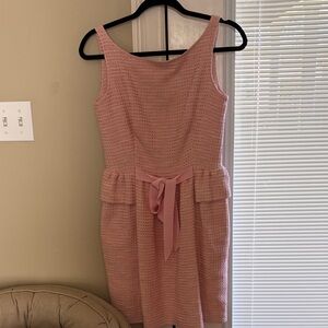 Moschino Pink Textured Mini Dress